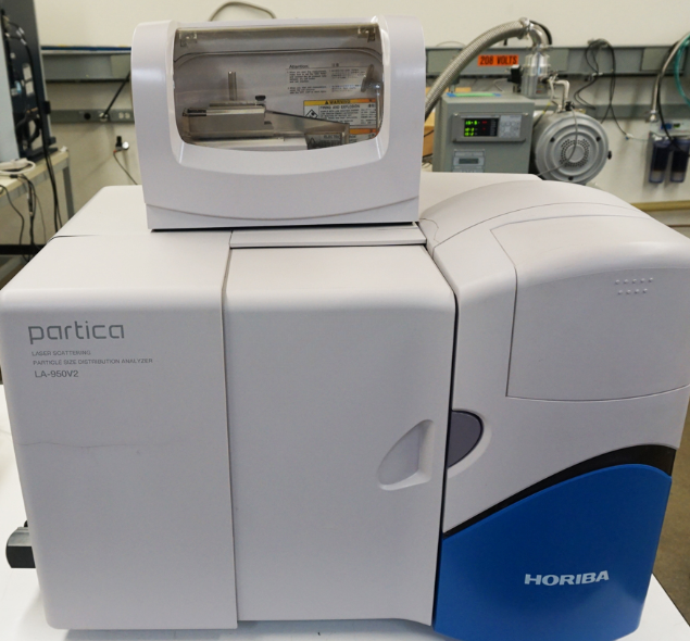 Used 2007 Horiba LA950S2 laser scattering particle analyzer with LY-9505 powder jet dry feeder