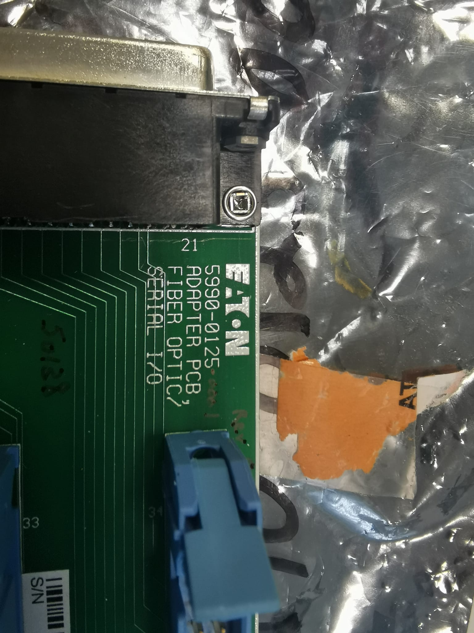 Used Eaton Nova 6200AV 5990-0125-0001 Adapter PCB