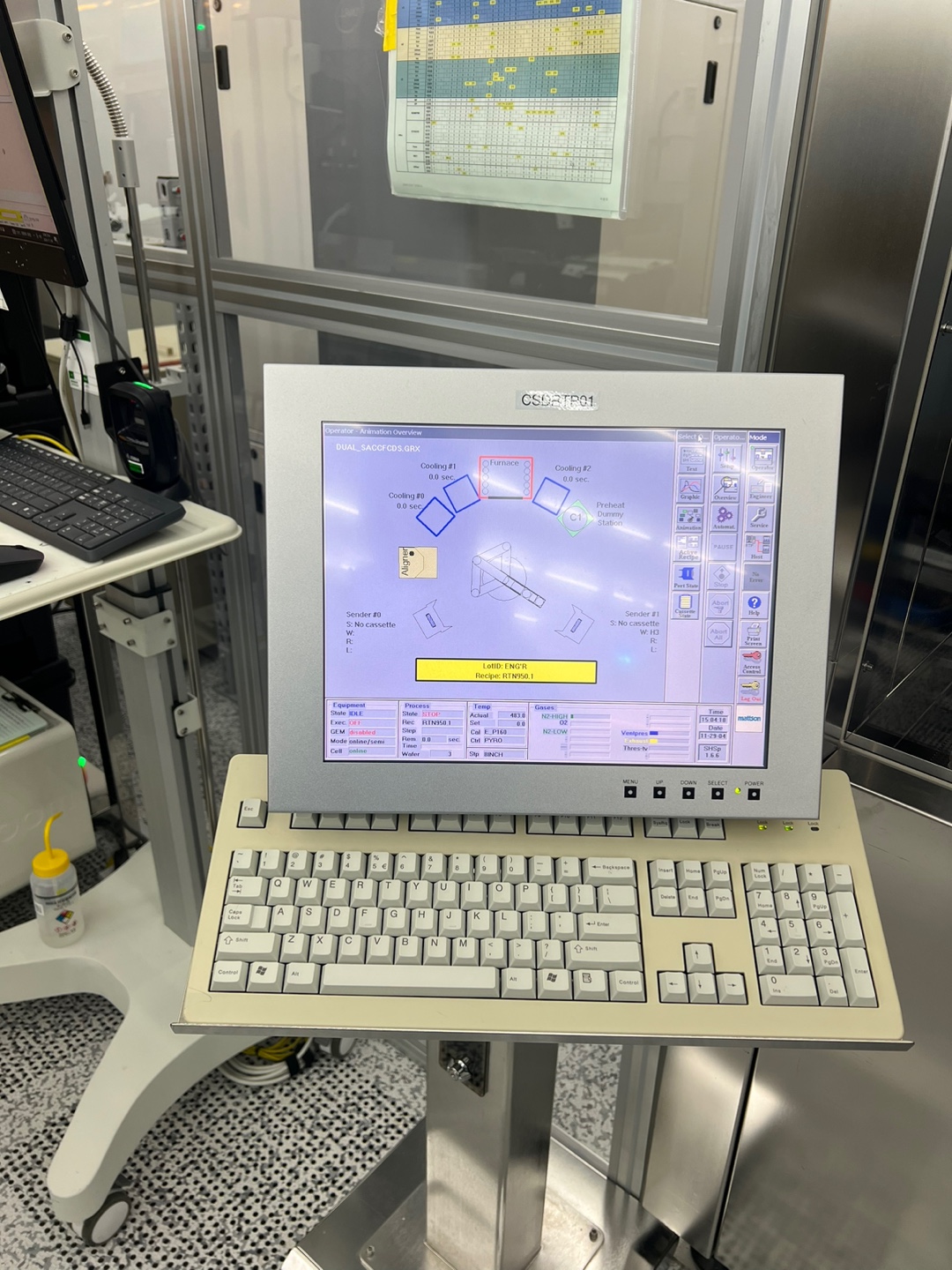 Used Mattson AST 2900 RTP Running Machine