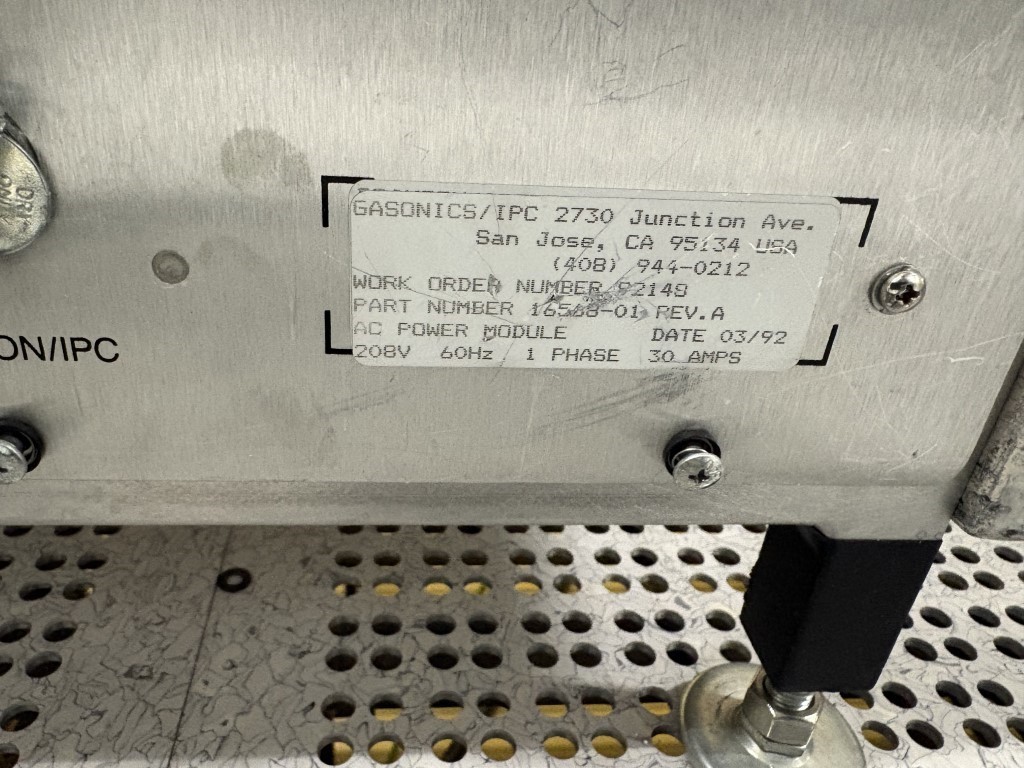 Used 1992 Gasonics L3300 - 150mm Asher