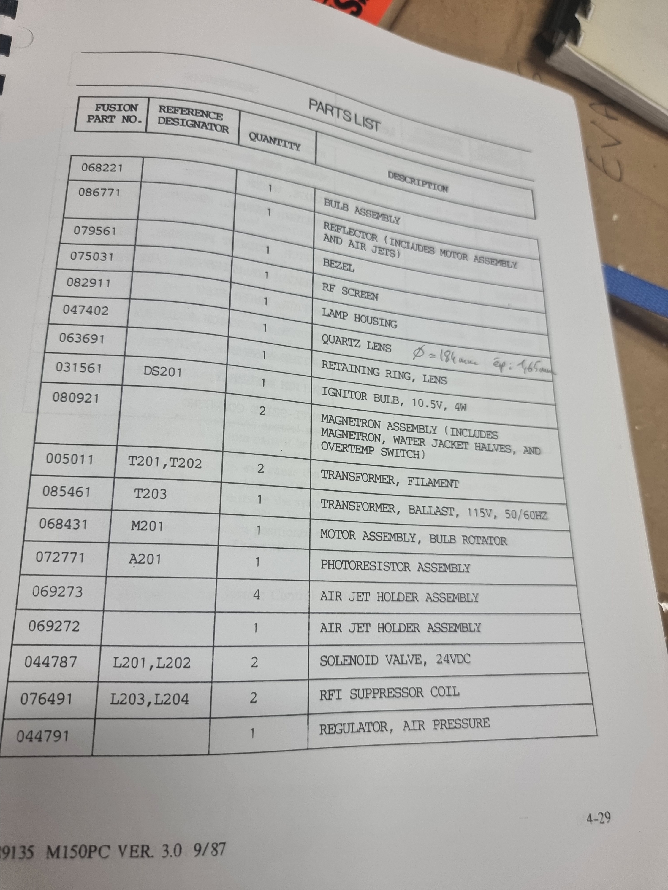 Used Axcelis  M150PC