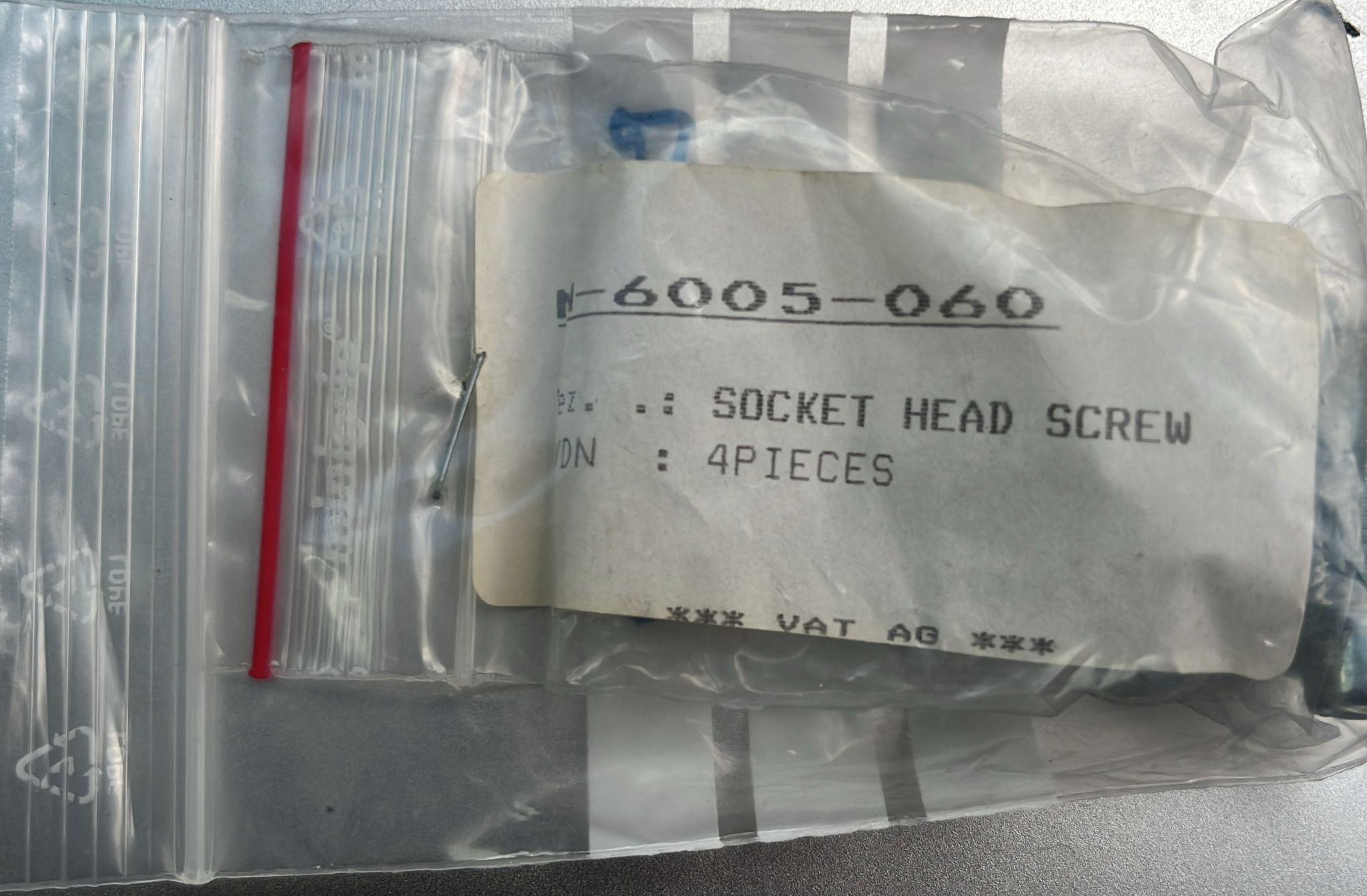 Used Applied Materials AMAT N-6005-060 #U#SOCKET HEAD SCR,VAT VALVE