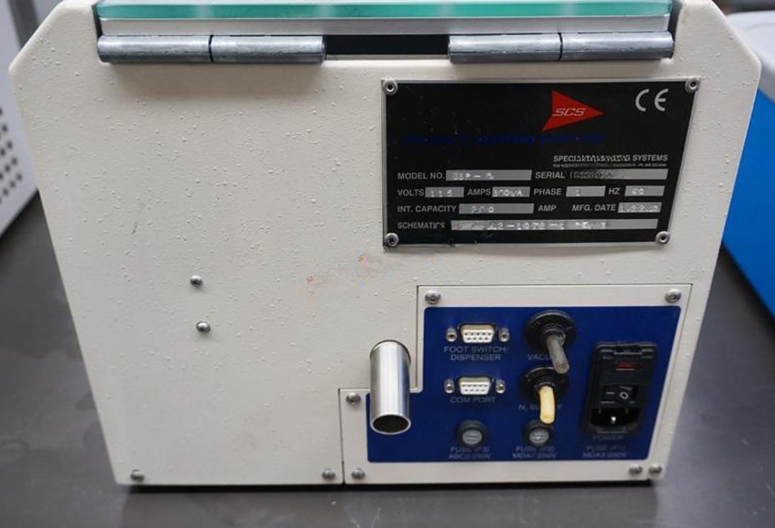 Used 2010 Specialty Coating Systems Spincoat G3P-8 Photoresist Coater with 8 Inch Diameter Bowl