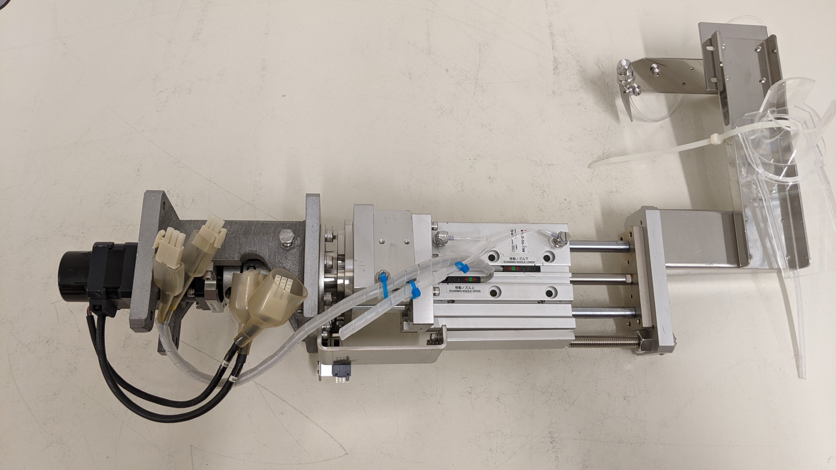 Used SMC & Oriental Motor Co., Ltd. MGP Compact Guide Cylinder / VEXTA 5 Phase Stepping Motor