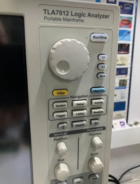 Used Tektronix  TLA 7012 Logic Analyzer (portable mainframe)