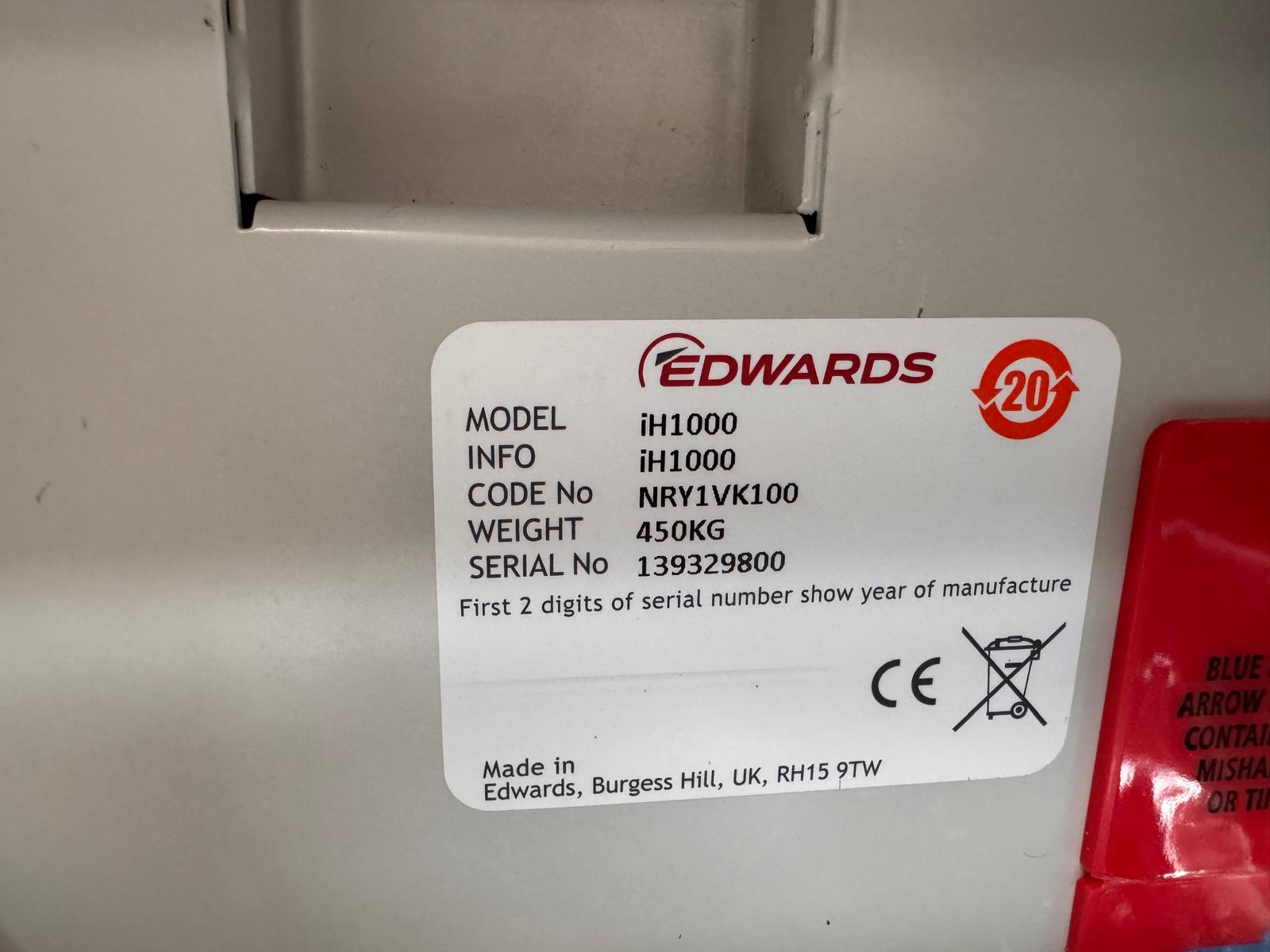 Refurbished Edwards IH1000 Vacuum Pump