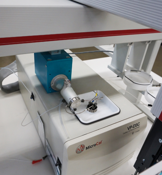Used MICROCAL MicroCal Malvern VP-DSC capillary cell micro-calorimeter with CTC Analytics Peltier cooler and PAL sample preparation and handling platform
