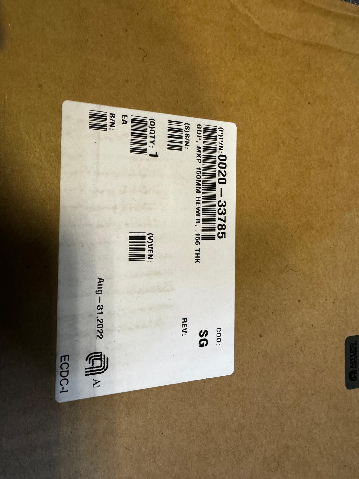 Used Applied Materials AMAT 0020-33785 GDP,MXP 150MM HEWEB CFO