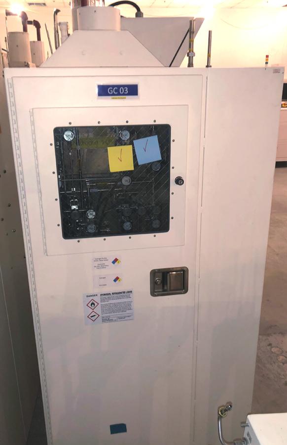 Used Aeronex Cryogenic H2 Gas Cabinet