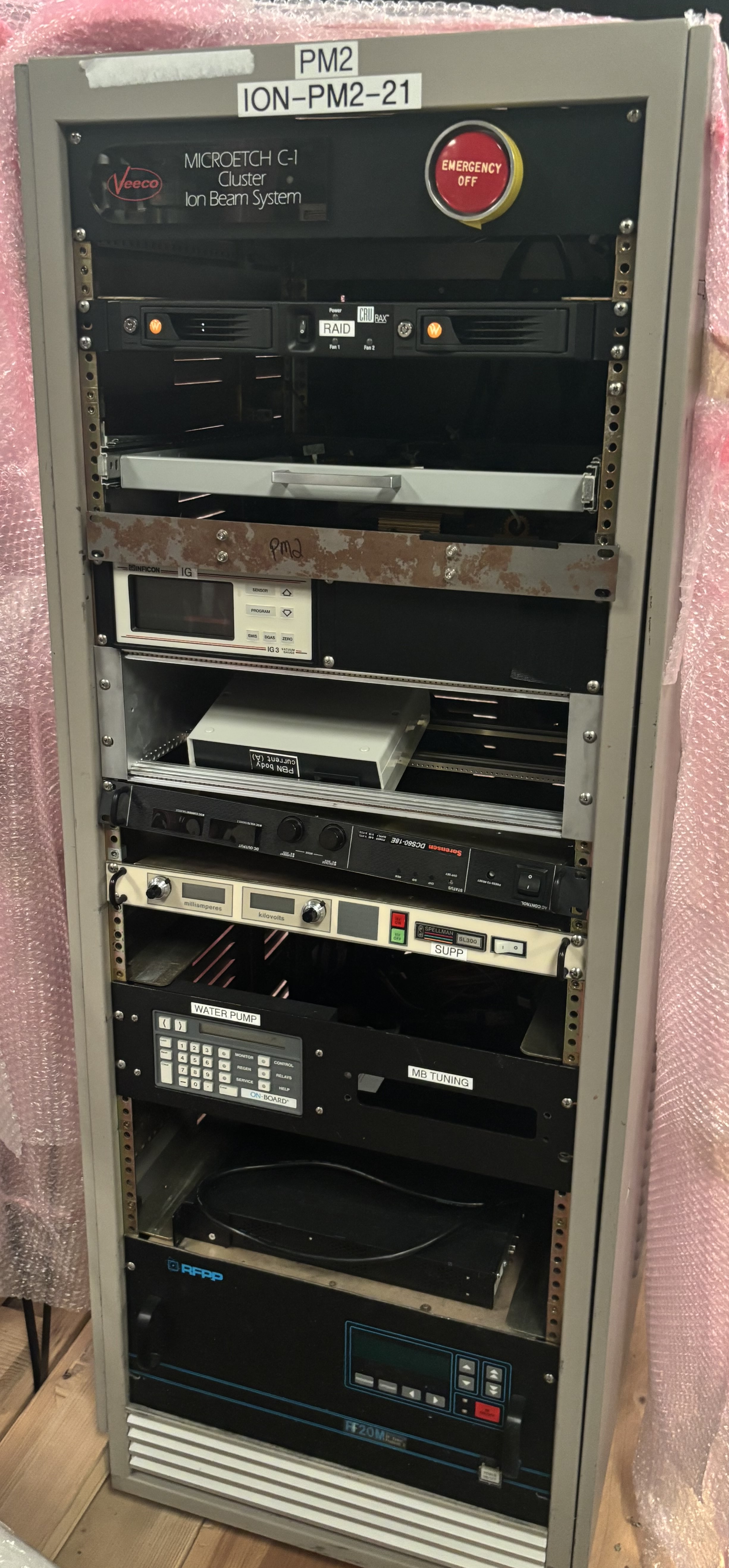 Used Veeco Microtech RF-350 Ion Beam System