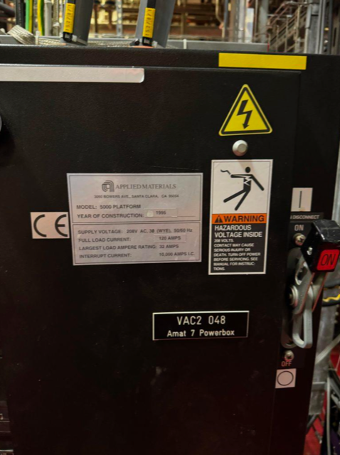 Used 1995 AMAT P 5000 Etcher 2 MxP + Chambers