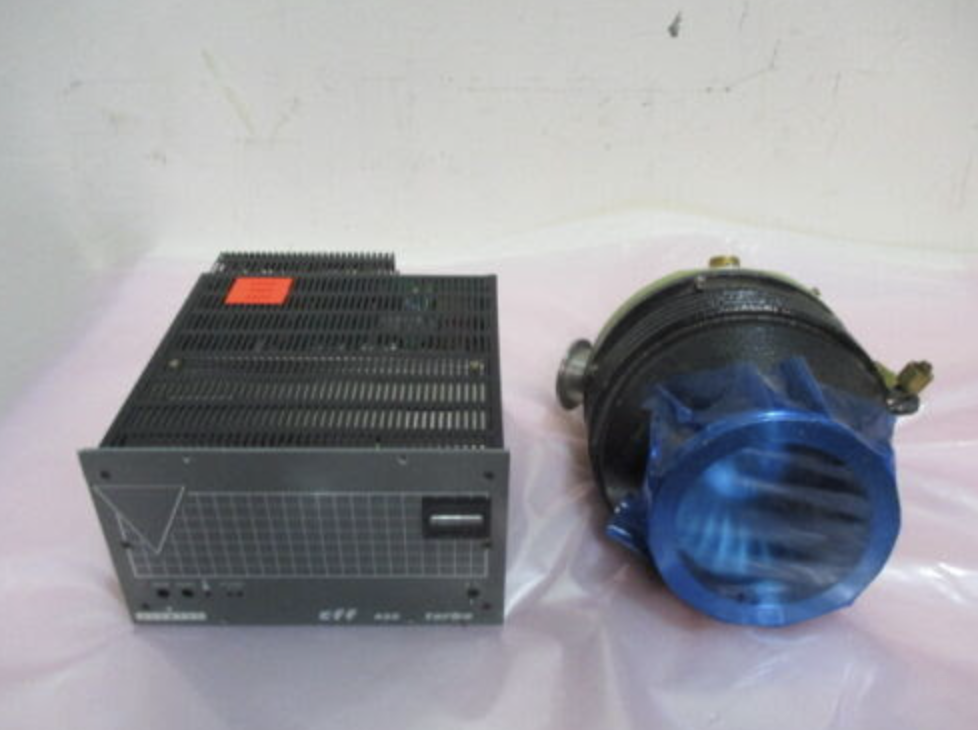 Used Alcatel-Annecy 5402 CP Turbo Vacuum Pump w/ CFF 450 Turbo Controller