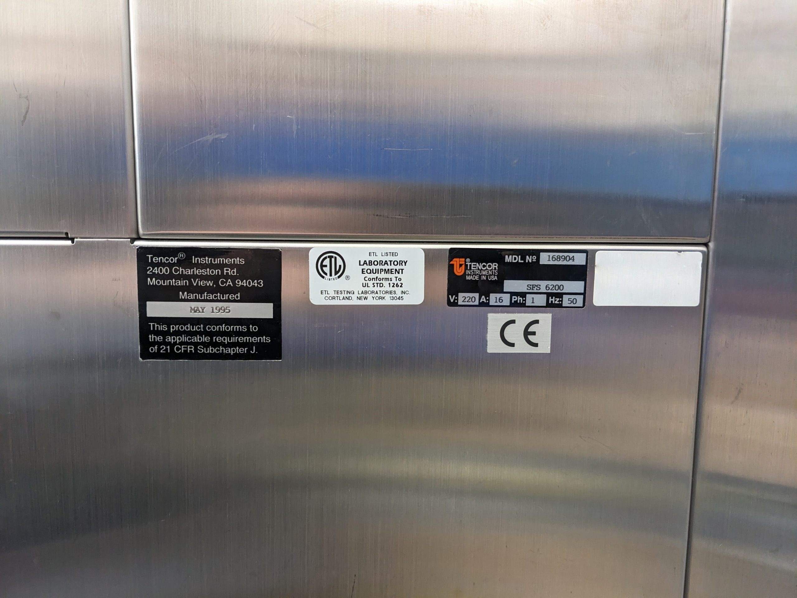 Used 1995 KLA-Tencor Surfscan 6200