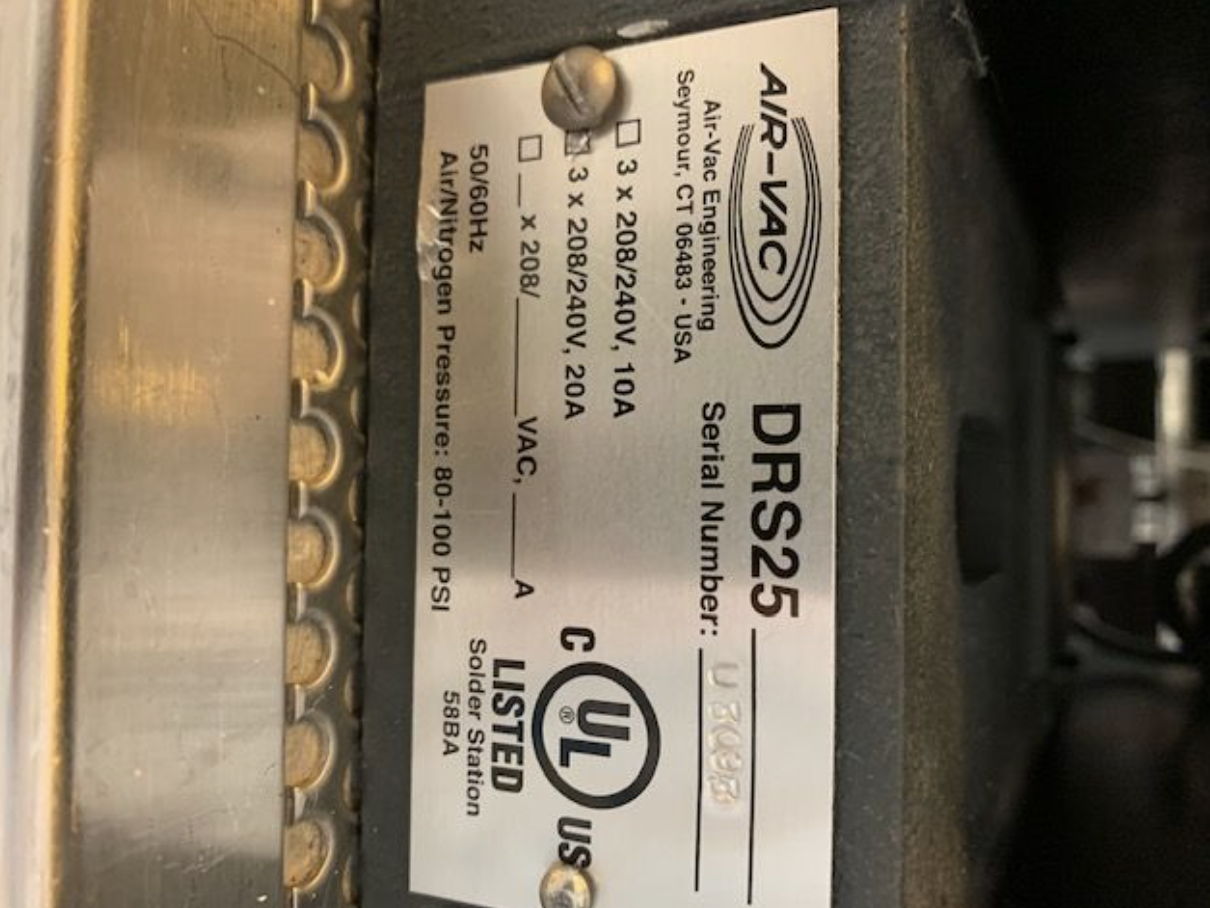 Used 2017 Air-Vac Engineering DRS25