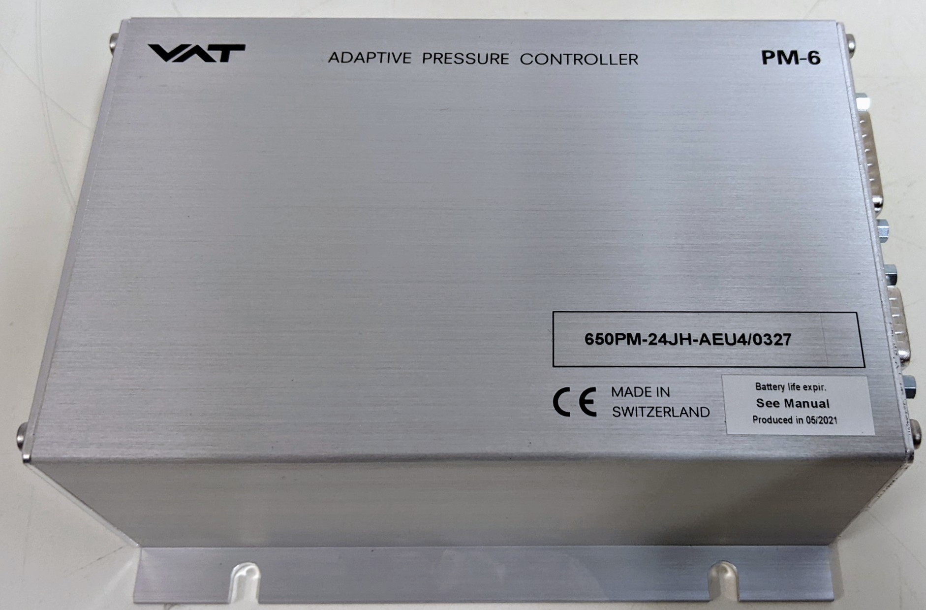 Used VAT - TEL Tokyo Electron Controller Pressure ..PM-6(DN32