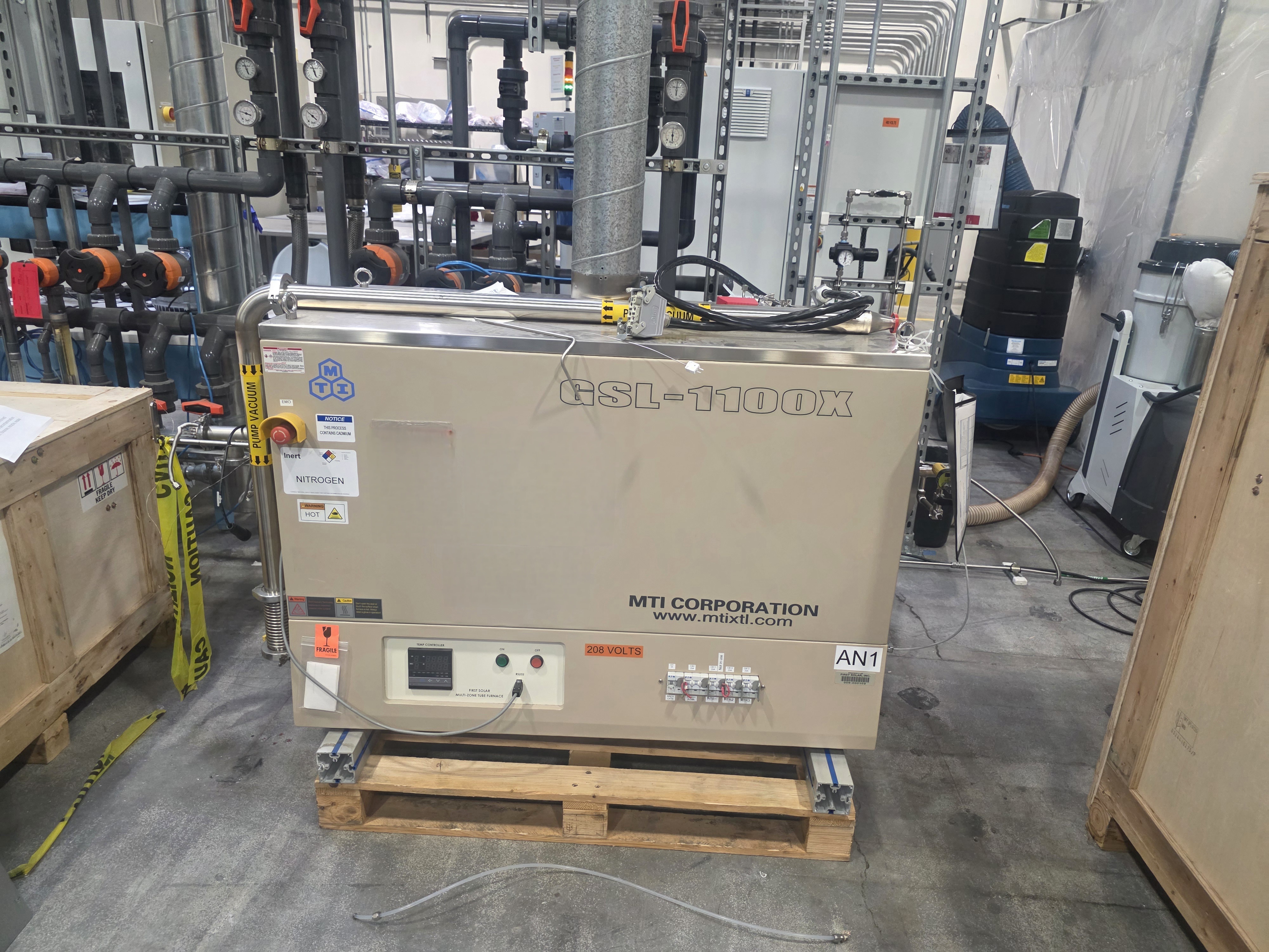 Used MTI GLS-1100X Furnace