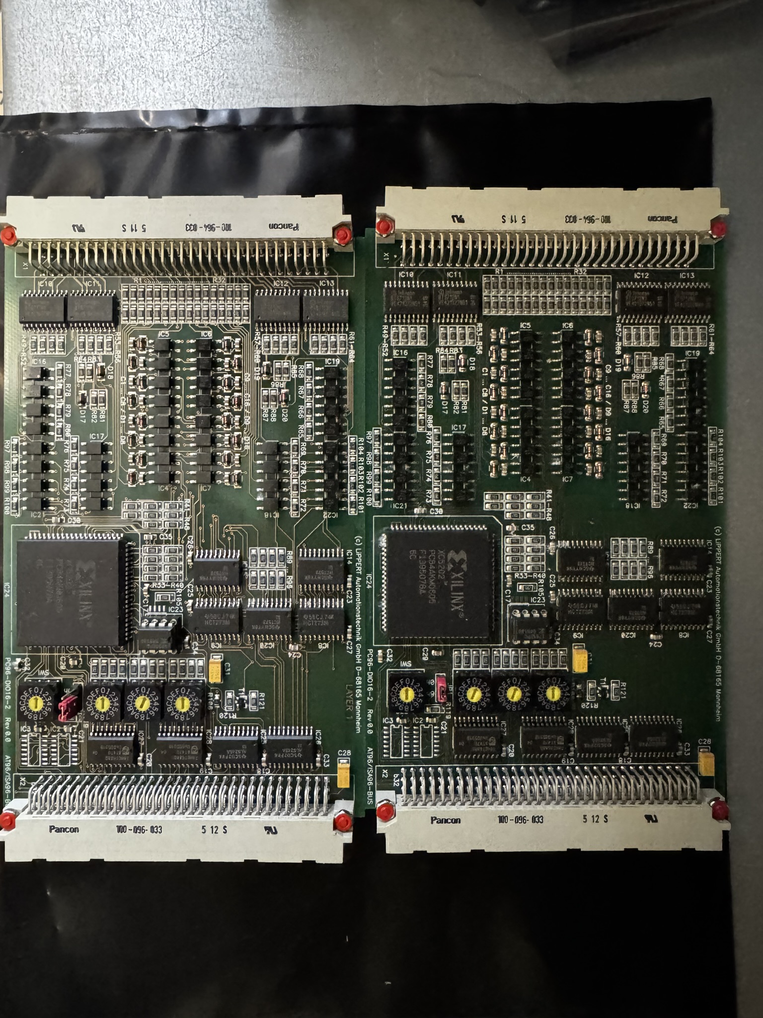 Used Lot of Control & Power Boards from 1996 Suss Microtec Falcon Polyimide Developer