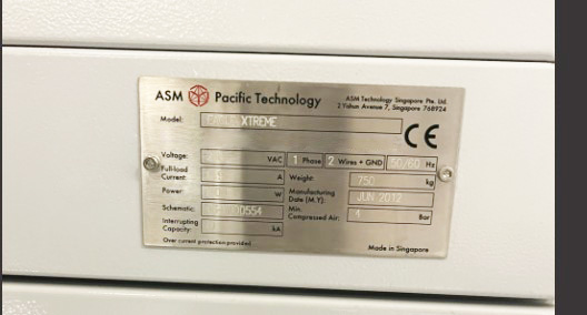 Used 2012 ASM Eagle Xtreme Wire Bonders