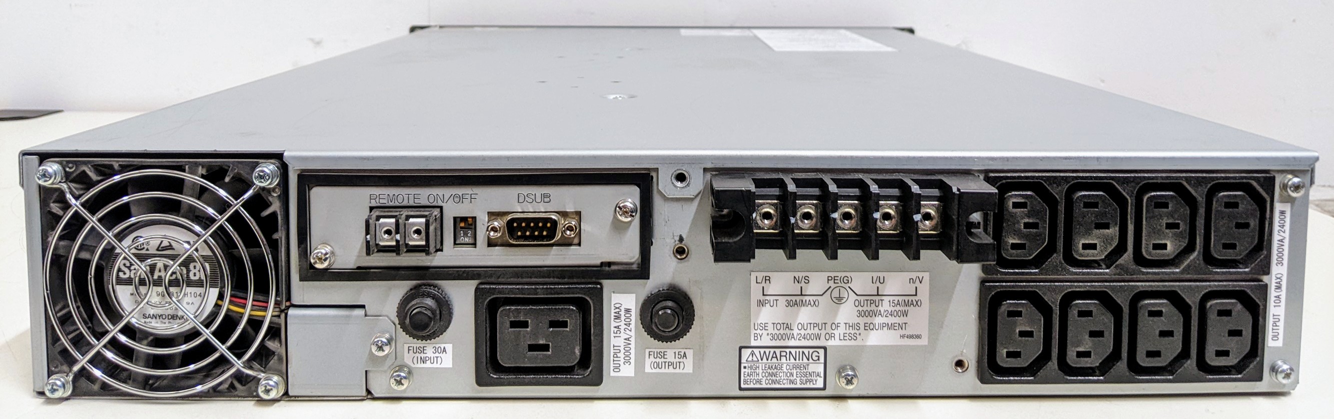 Used Fuji Electric Co. Ltd. Uninterruptible Power Supply