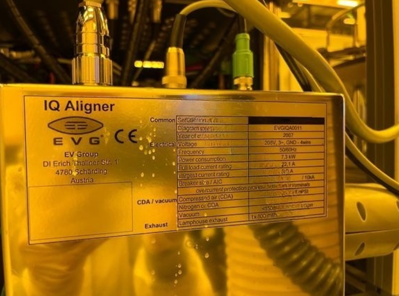 Used 2007 EVGroup (EVG) IQ ALIGNER