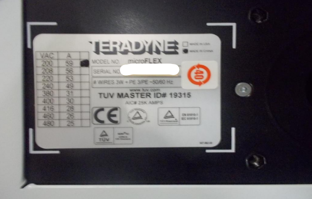 Used Teradyne MicroFlex