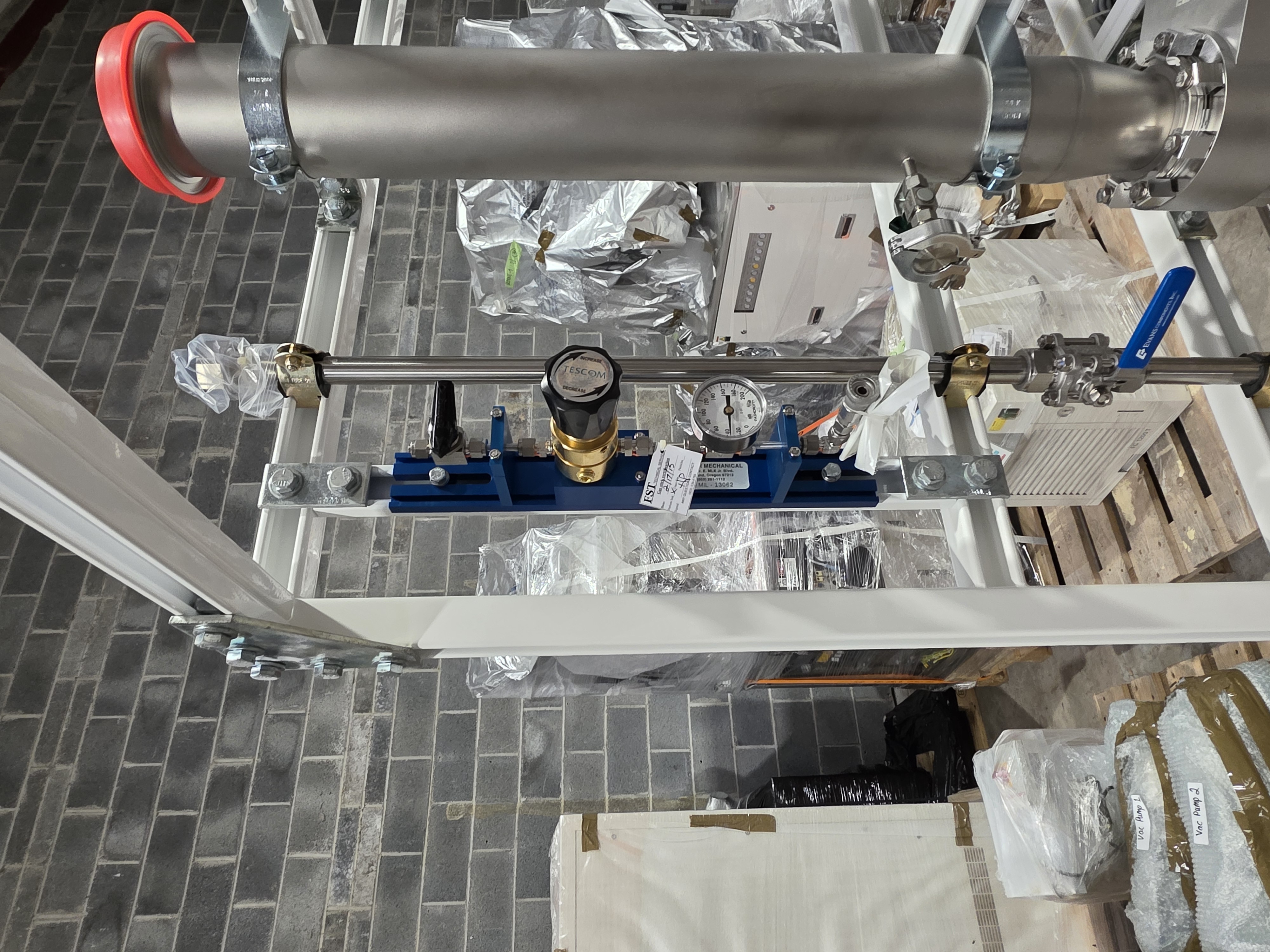 2015 Ebara OXT-14 Modular Pump Rack System – 4-Channel Automated Foreline Skid, New