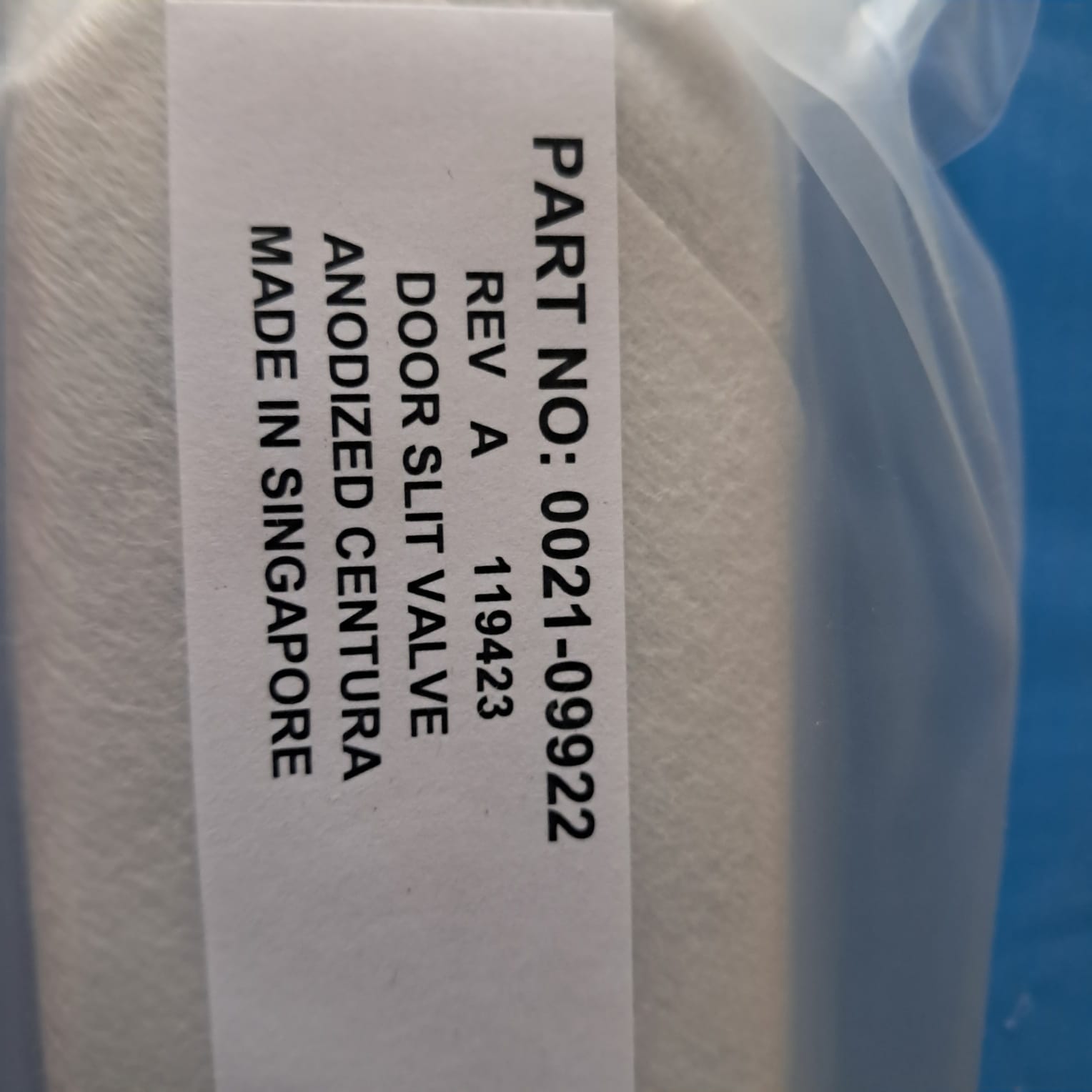 Applied Materials AMAT 0021-09922 DOOR,SLITVALVE,ADOIZED,CENTURA