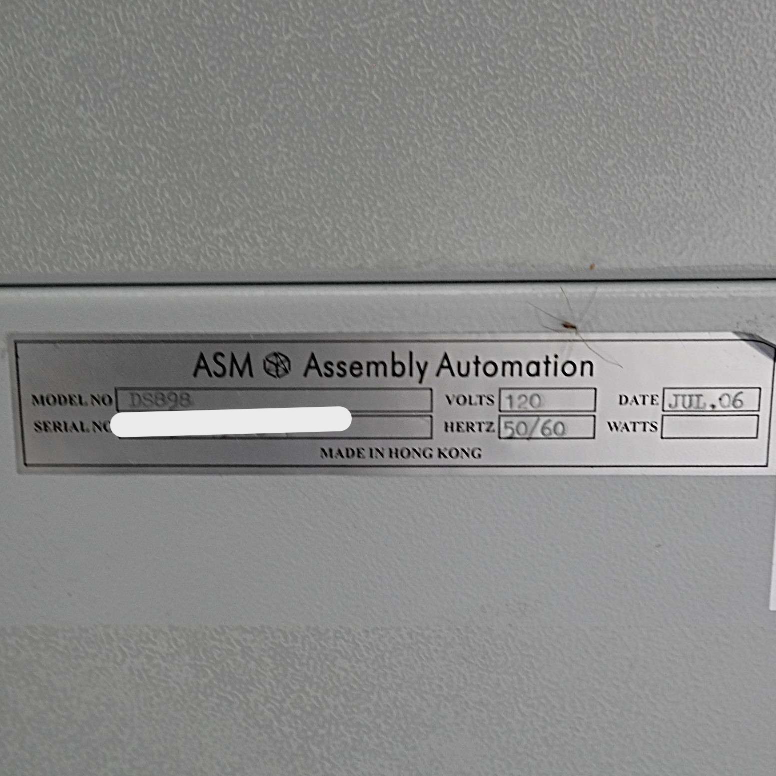 Used ASM DS898 Die Bonder