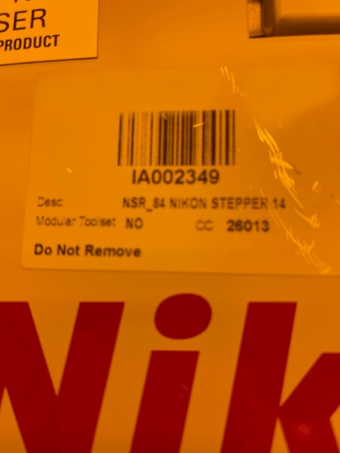 Used 2011 Nikon NSR-TFHi14DL Stepper