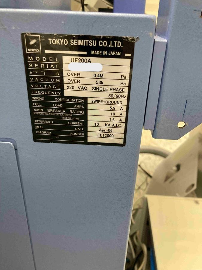 Used Accretech TSK UF200/UF200A