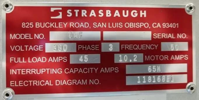 Used 1999 Strasbaugh 7AF