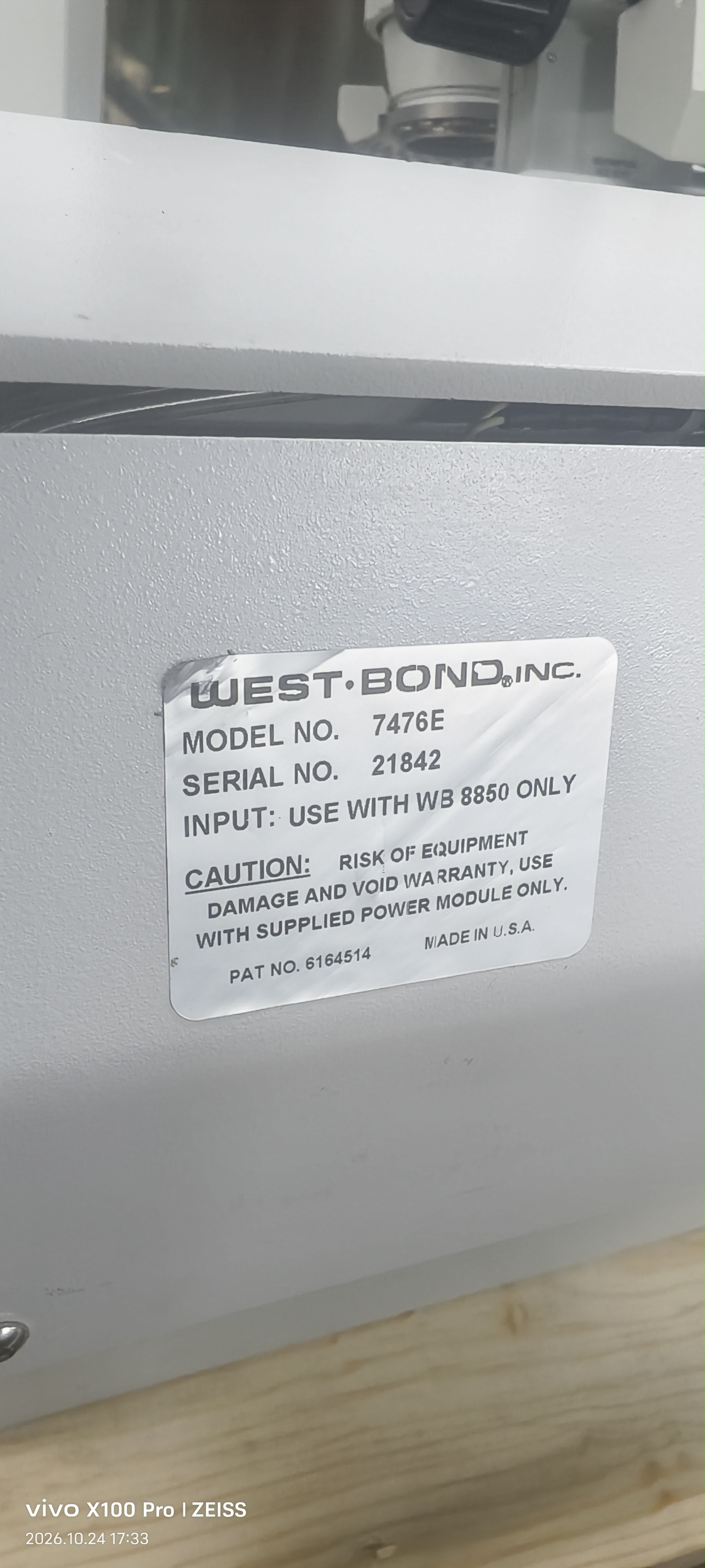 Used 2024 Westbond 7476E-79  convertible Wedge bonder
