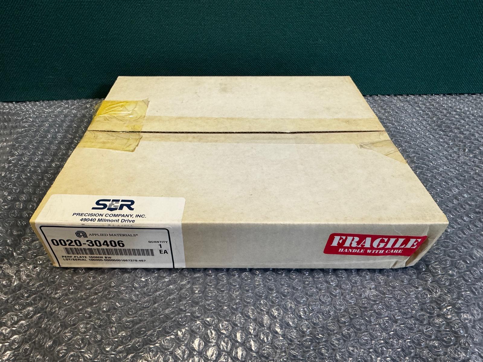 Used Applied Materials AMAT 0020-30406 PERF PLATE 150MM BW CFO