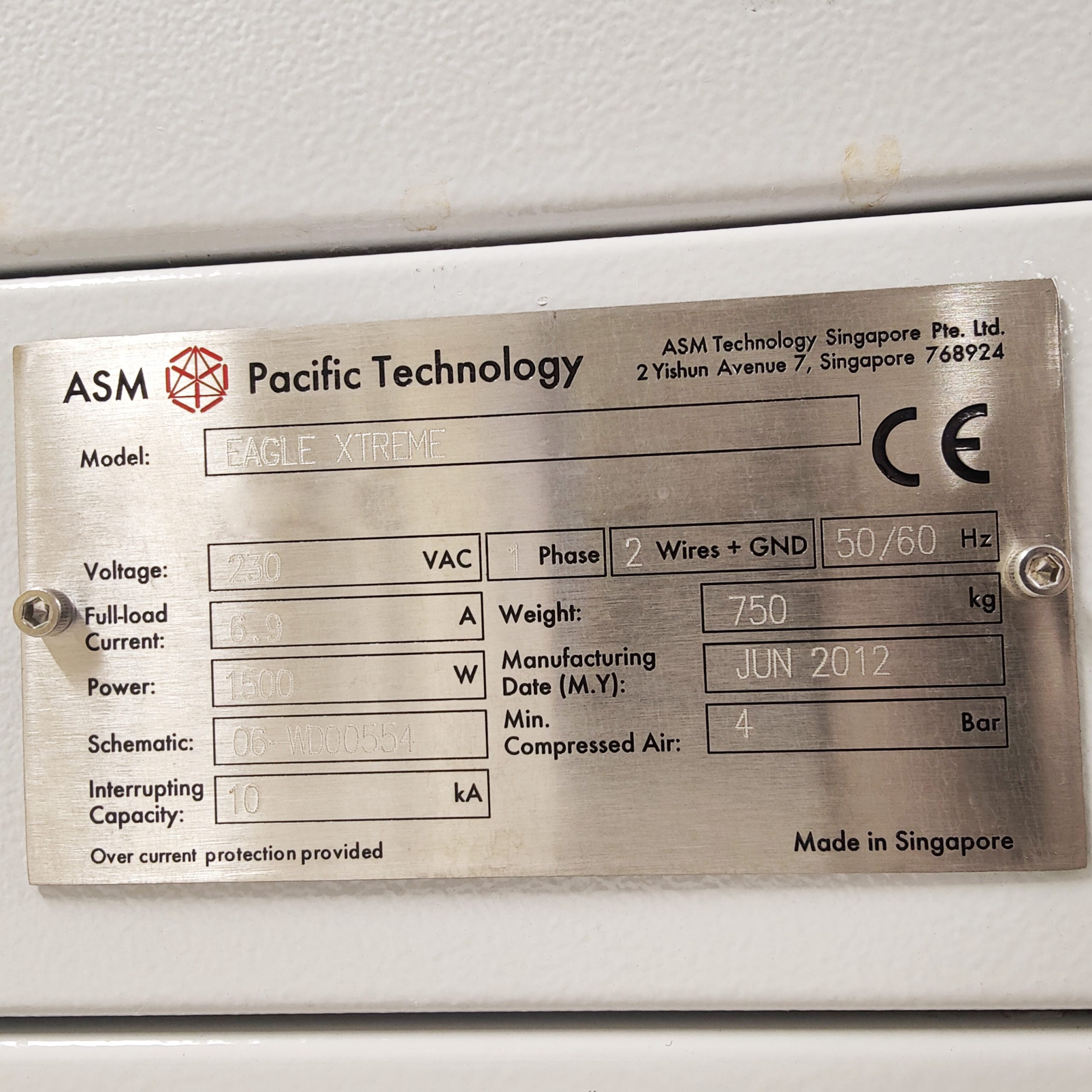 Used 2012 ASM Eagle Xtreme Wire Bonders