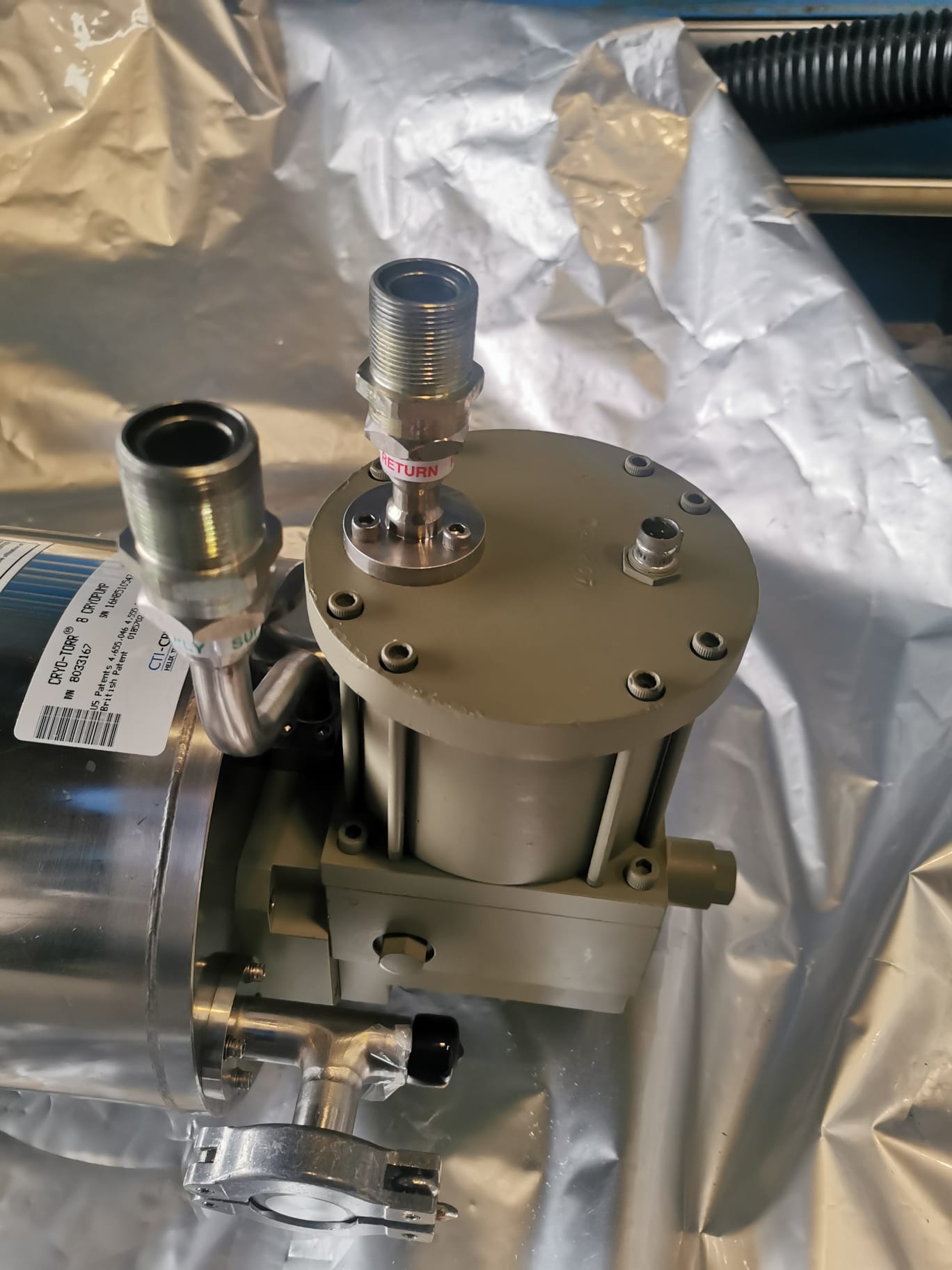 Used Eaton Nova 6200AV Cryogenics cryo pump