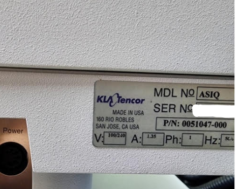 Used KLA  TENCOR ALPHA STEP IQ