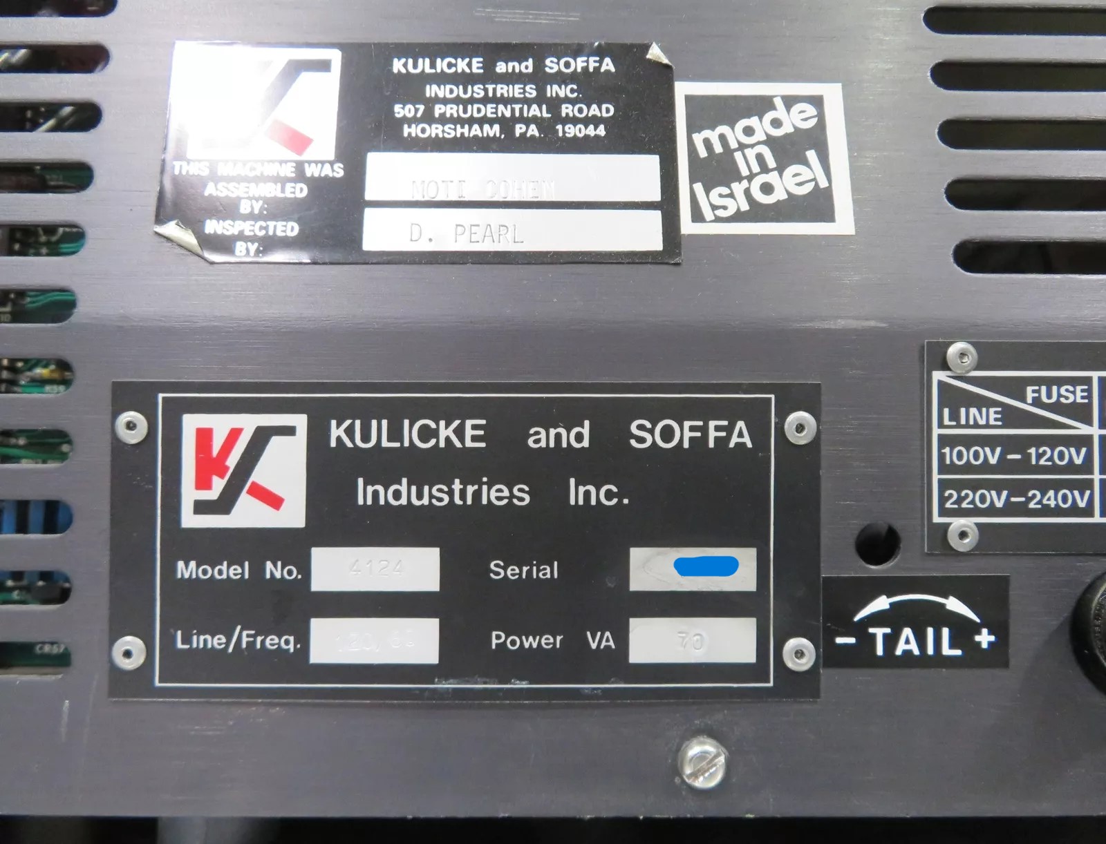 Refurbished K&S 4124 Manual Gold Ball Wire Bonder w/ Heated Workholder (refurbished)