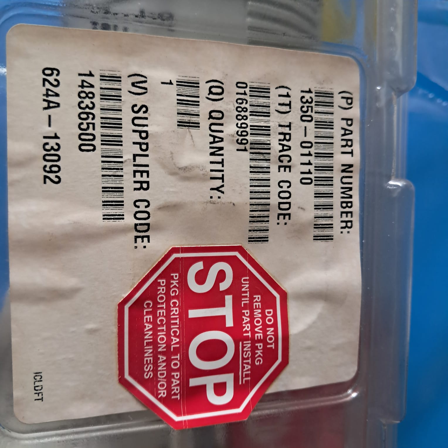 Applied Materials AMAT 1350-01110 MKS BARATRON CAOACITANCE MANOMETER TYPE 624