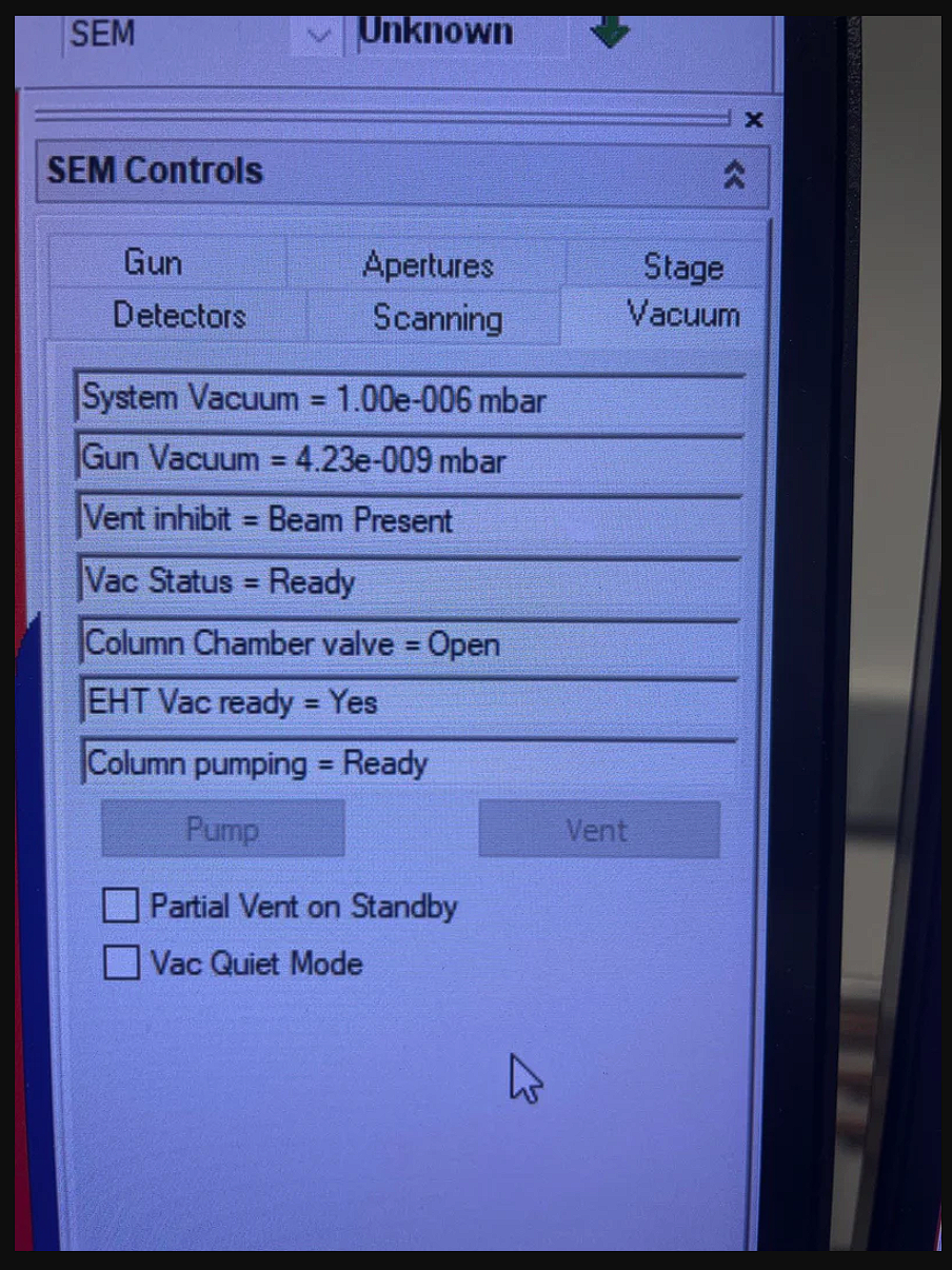 Used Zeiss 1540 EsB Dual Beam FIB-SEM