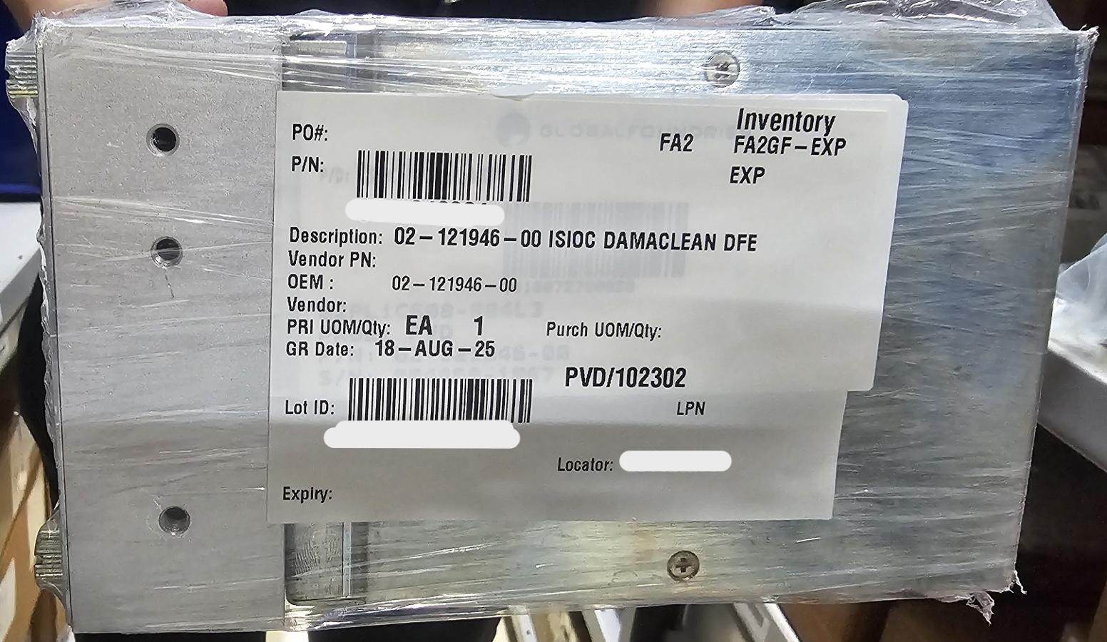 Used Digital Dynamics 02-121946-00 ISIOC DAMACLEAN DFE