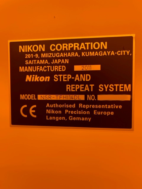 Used 2011 Nikon NSR-TFHi14DL Stepper
