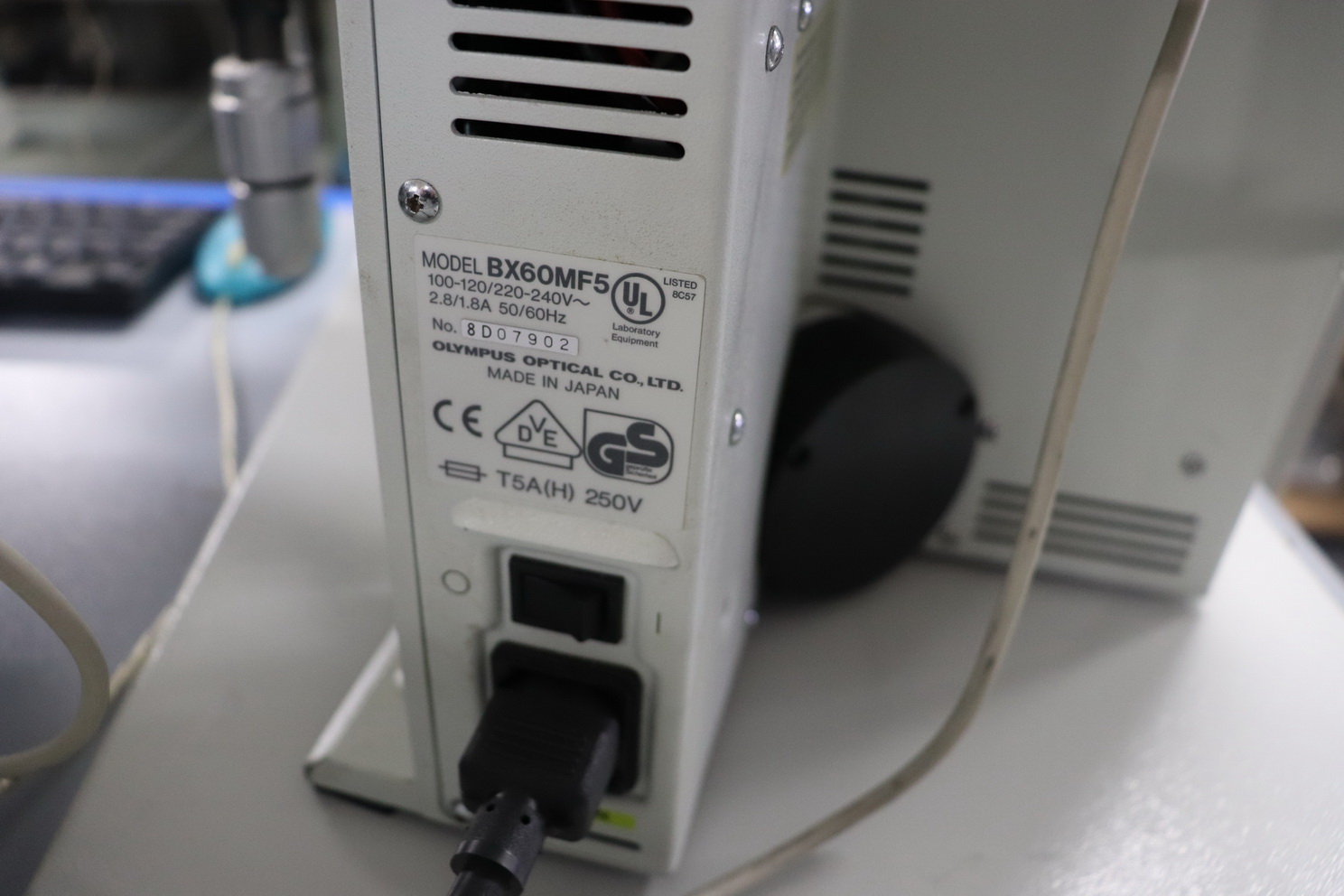 Used OLYMPUS BX60MF5 Trinocular Microscope