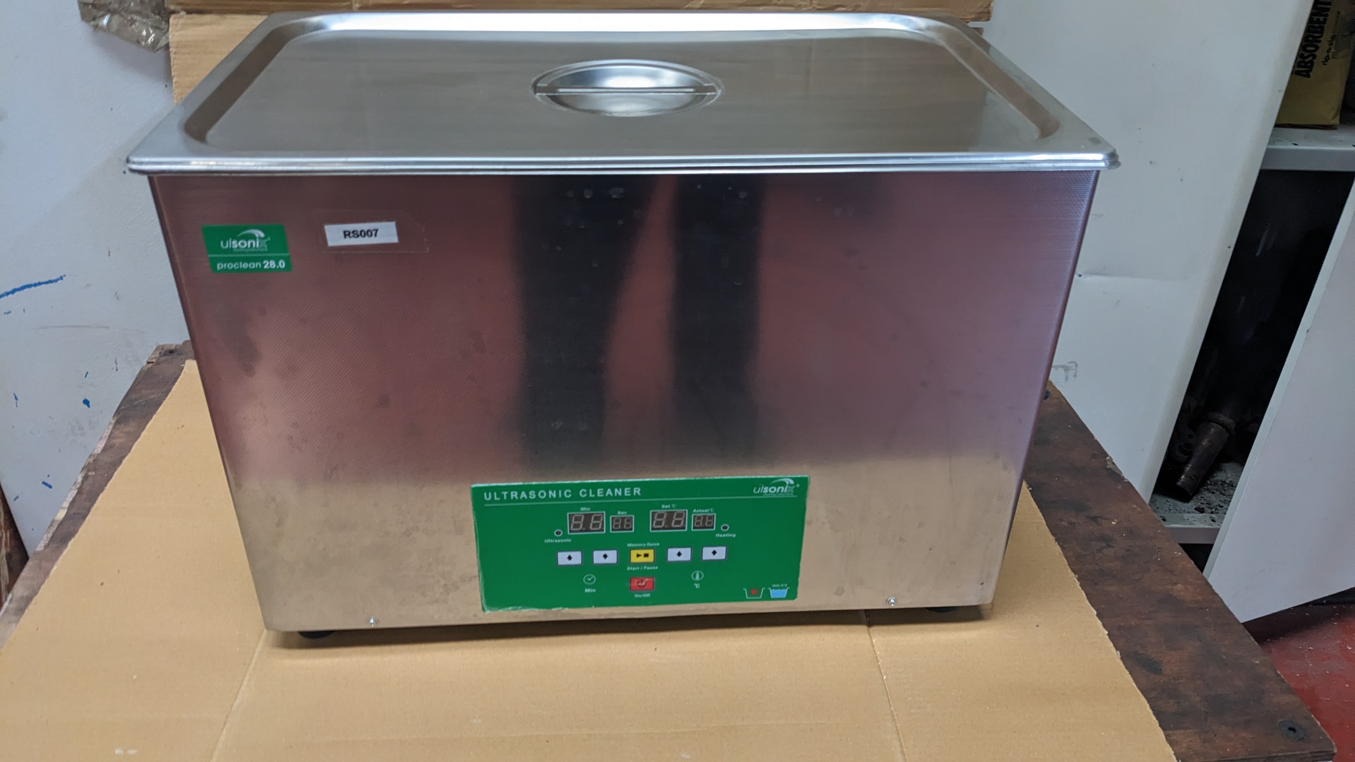 Used Ultrasonic UD100SH-3L  Eumax Digital Cleaner