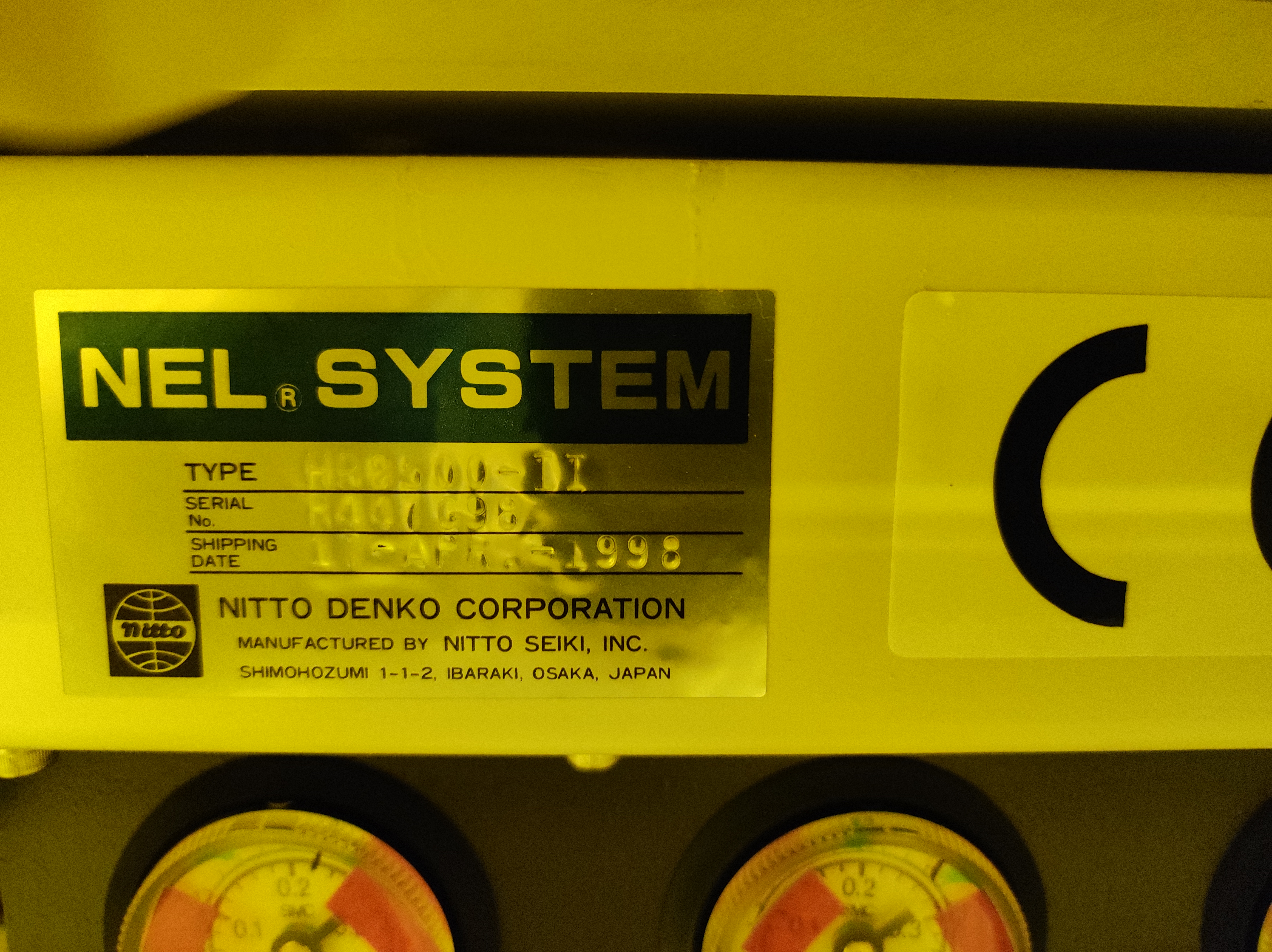 Used 2000 Nitto HR 8500-11 De-Taper