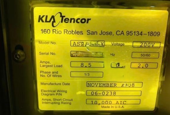 Used 2008 KLA ASET-F5x