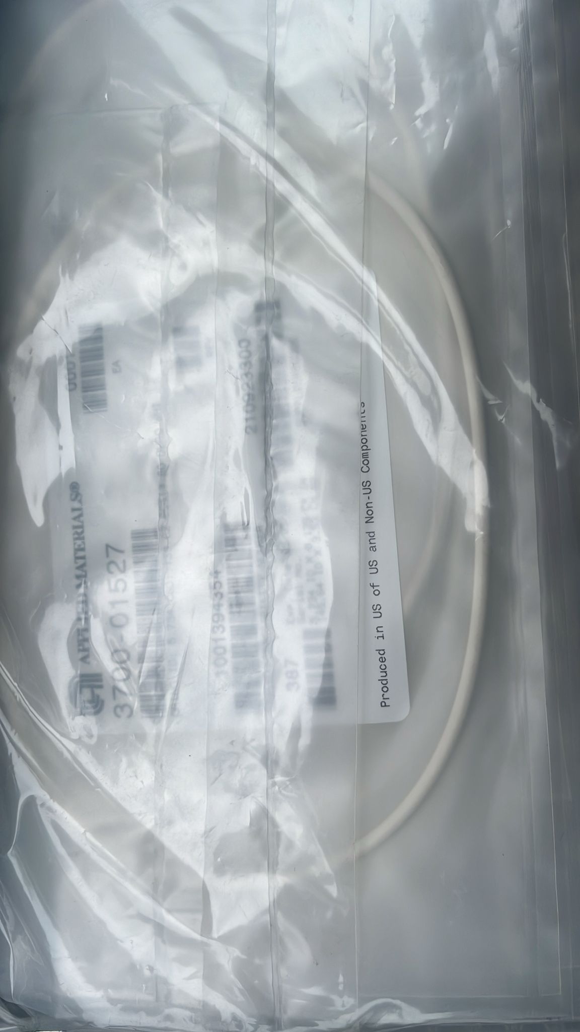 Used Applied Materials AMAT 3700-01527 SLITVALVE O-RING CHEMR ID 5.734 CSD