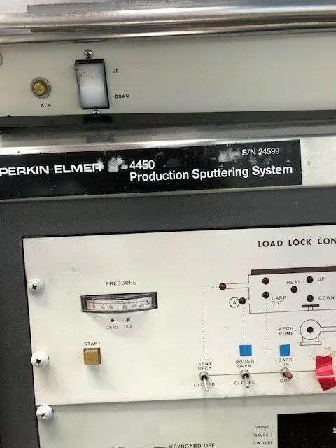 Used 2003 Perkin Elmer 4450 Sputtering PVD , Cryo Compressor, Vacuum Pump