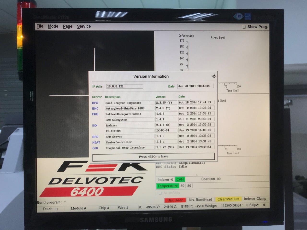 Used Delvotec 6400