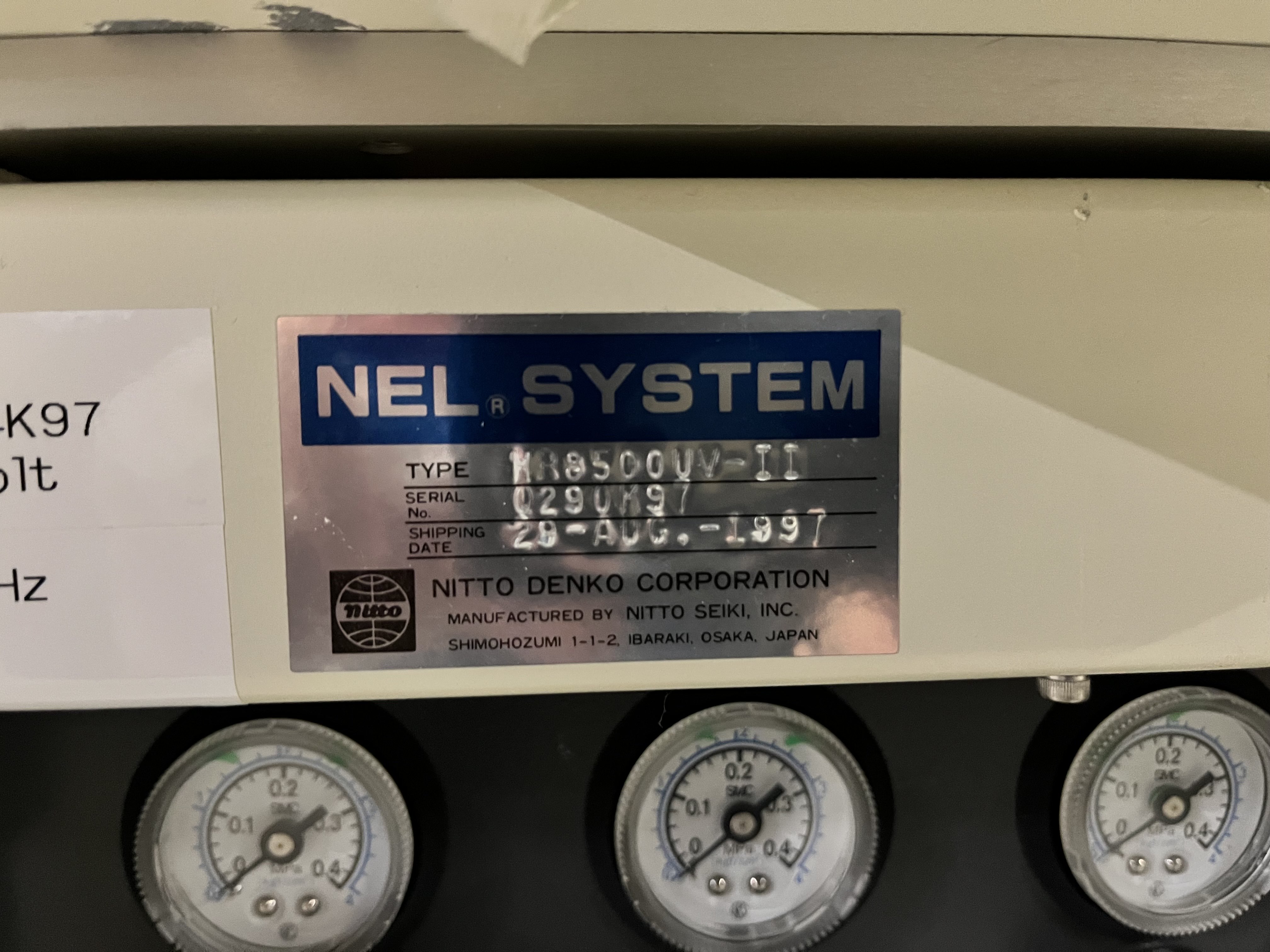 Used 1997 Nitto HR8500UV-11