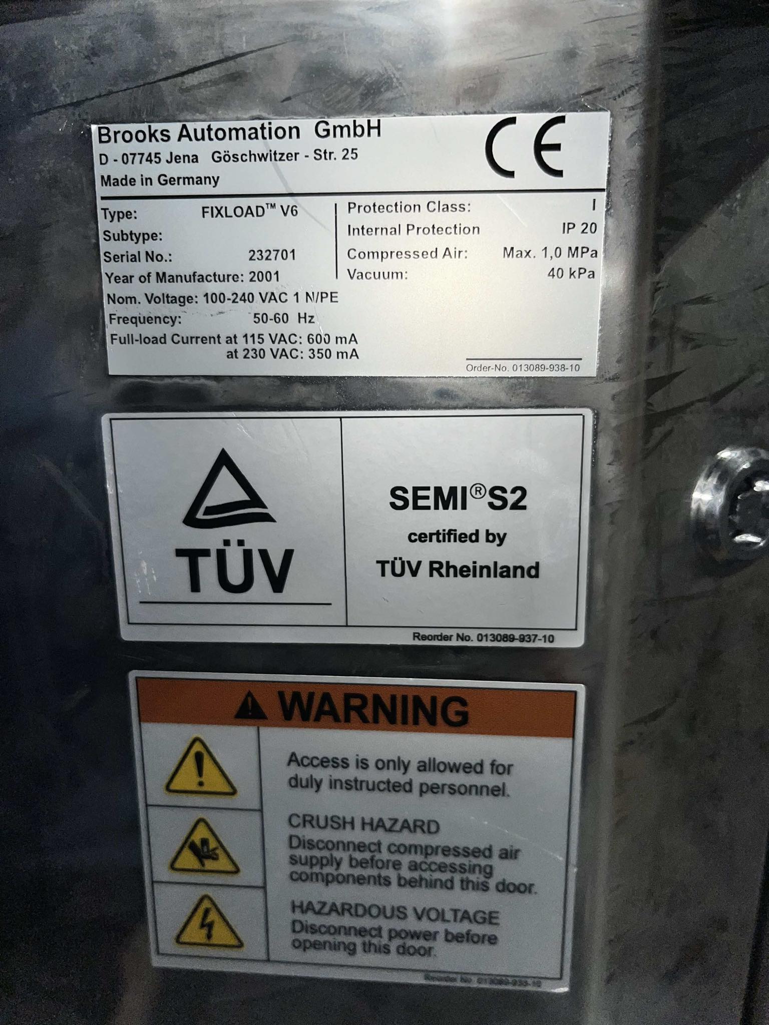 Used Brooks Loadports